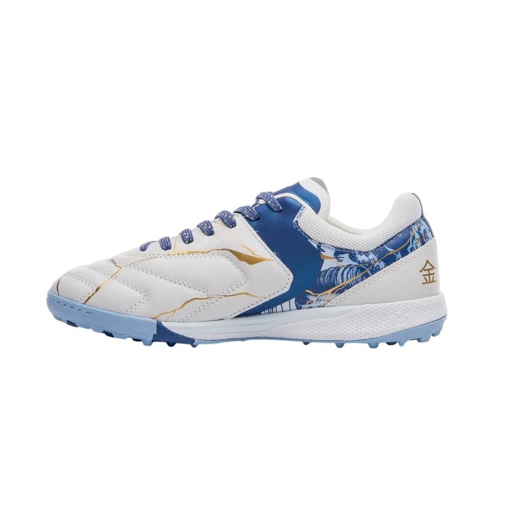 Chuteira Society Umbro Adam Master Class Pro Bump Kintsugi Azul/Dourado 8