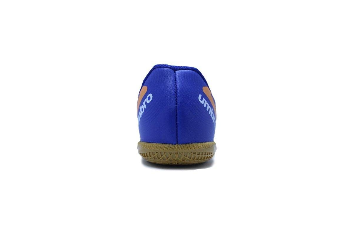 Chuteira Futsal Umbro Orbit Jr Azul/Laranja 3