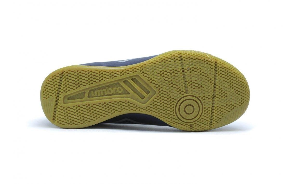 Chuteira Futsal Umbro Class 2.2 Jr Azul/Cinza 4