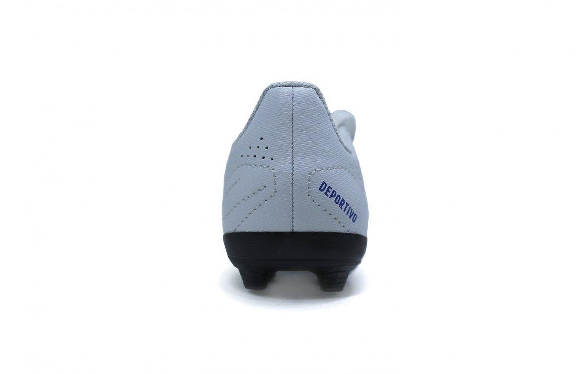 Chuteira Futsal Adidas Deportivo II Jr Branco/Azul 3