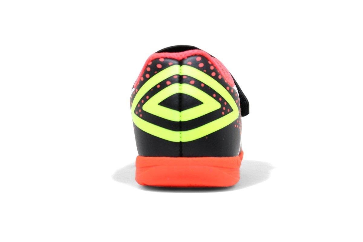 Chuteira Futsal Umbro Flip Kids Preto/Vermelho 3