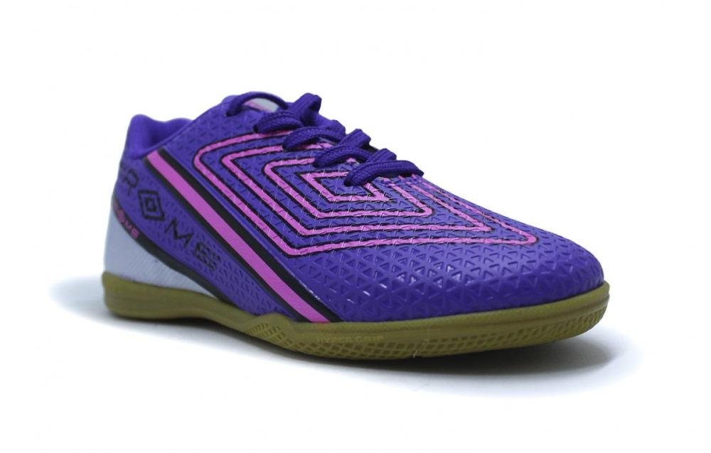 Tênis Umbro Chrome Jr Futsal Infantil Roxo 2