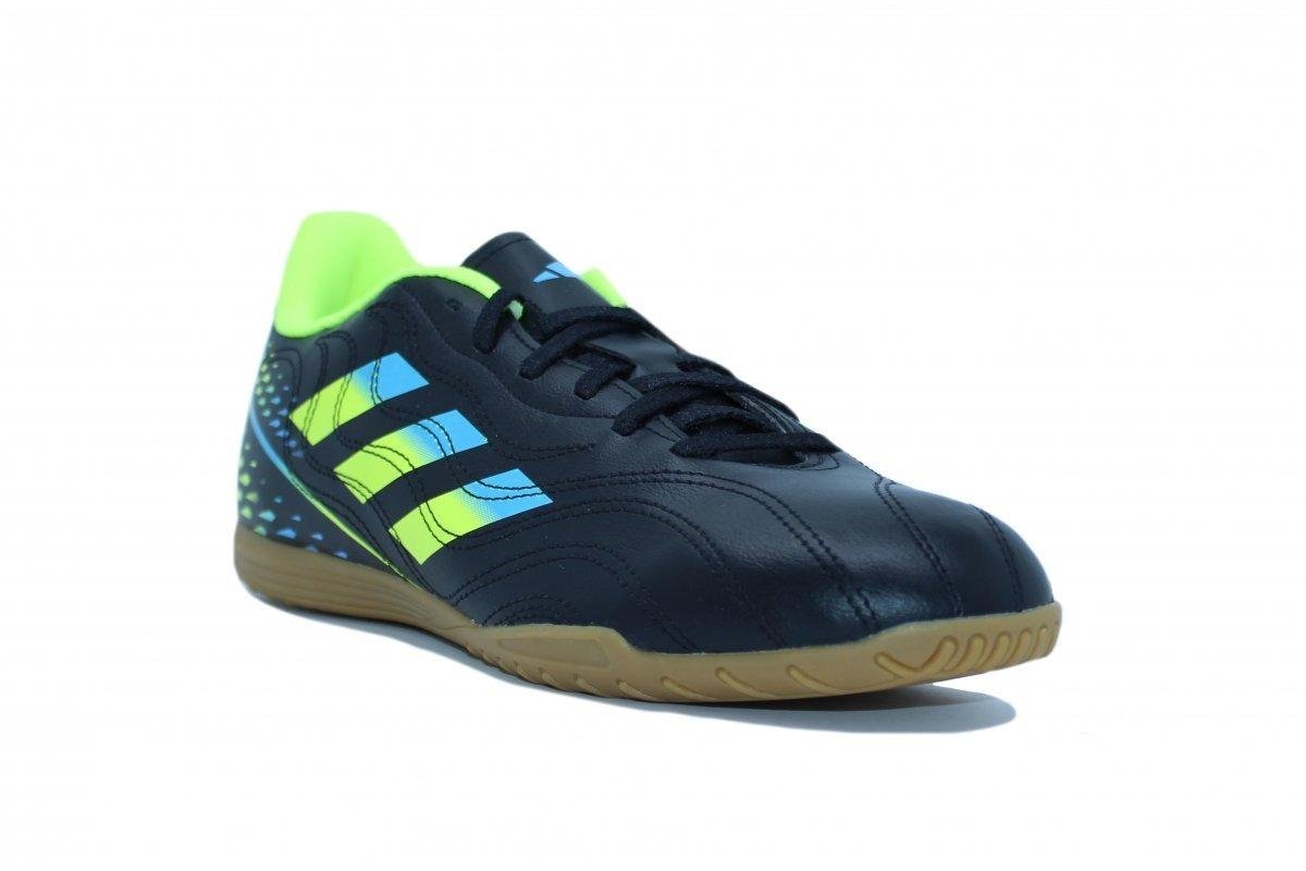 Chuteira futsal/indoor Adidas Copa 21 4 - unissex - preto Preto/Amarelo 2