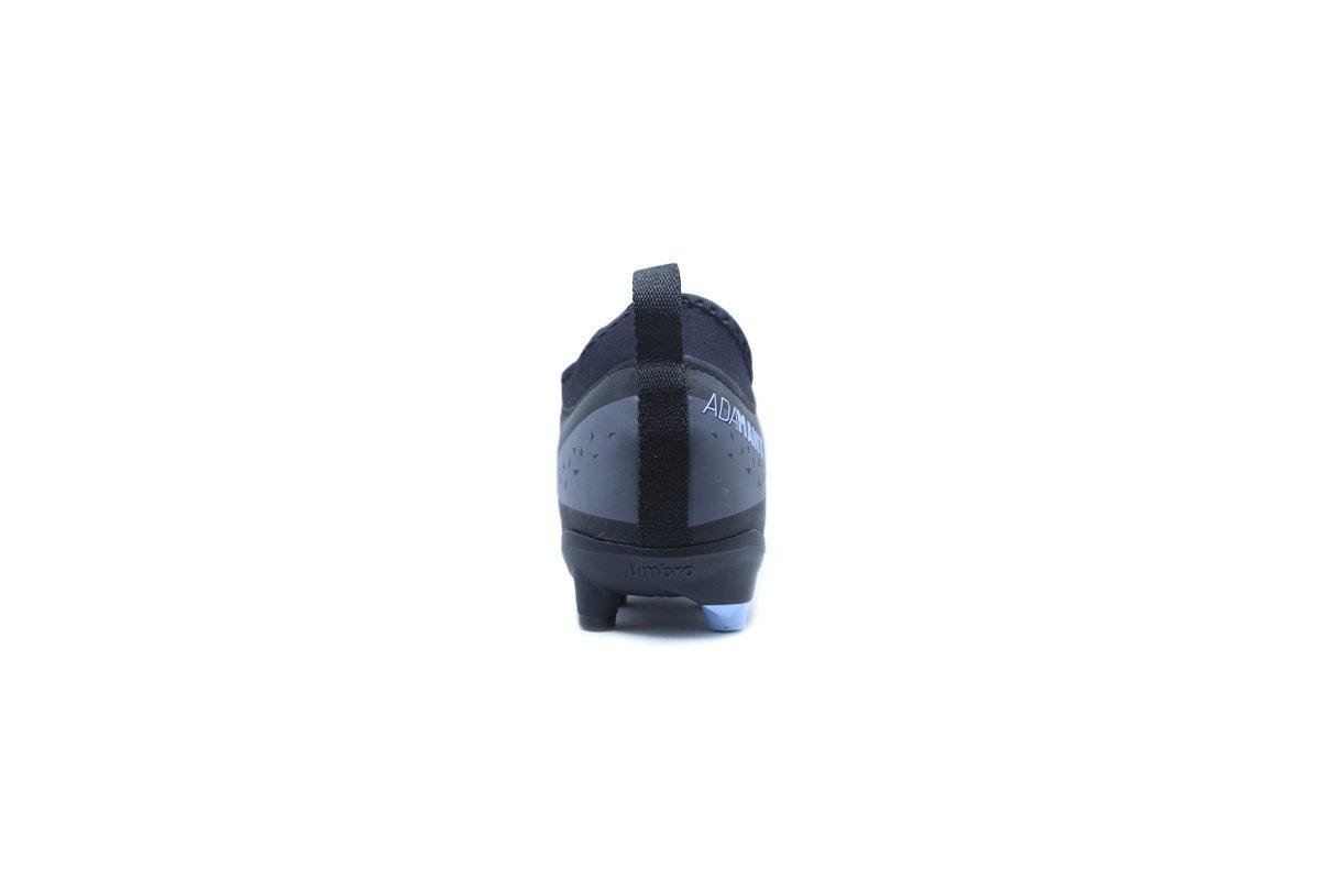 Chuteira campo Umbro Adamant Club - unissex - preto e azul claro Preto/Azul 3