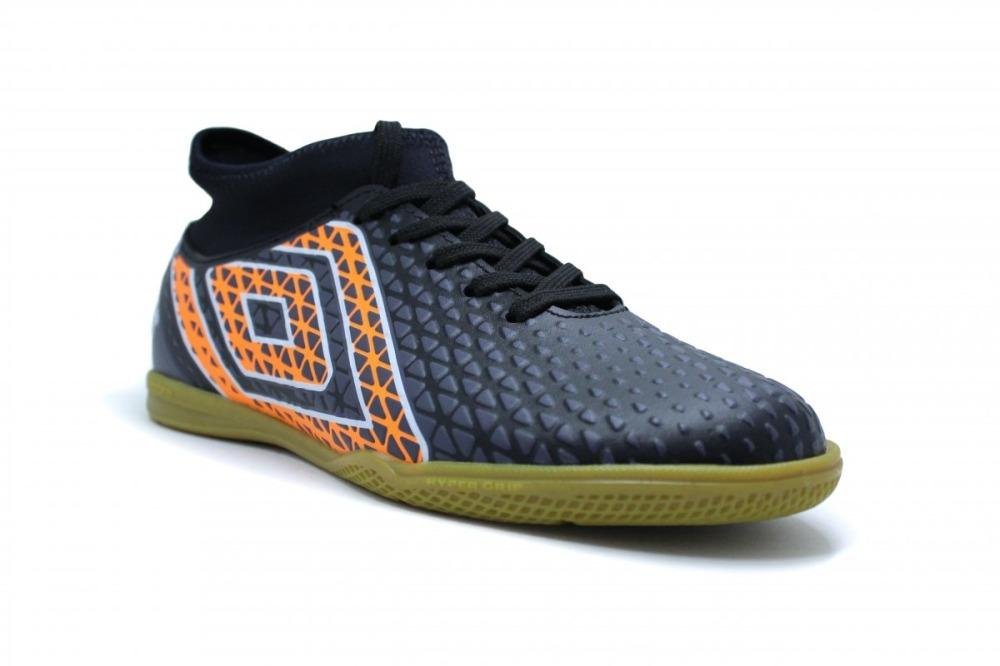 Chuteira Futsal Umbro Mutant Jr Preto/Laranja 2