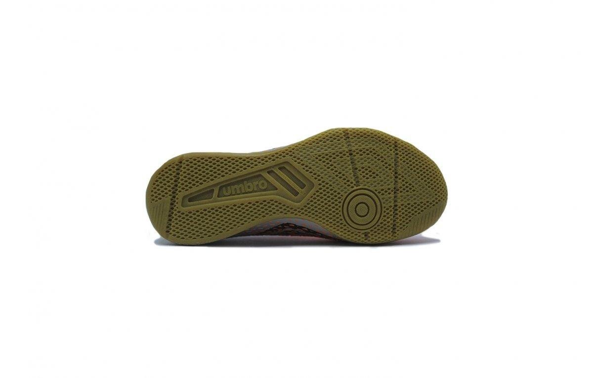 Chuteira Futsal Umbro Mutant Jr Cinza/Laranja 4