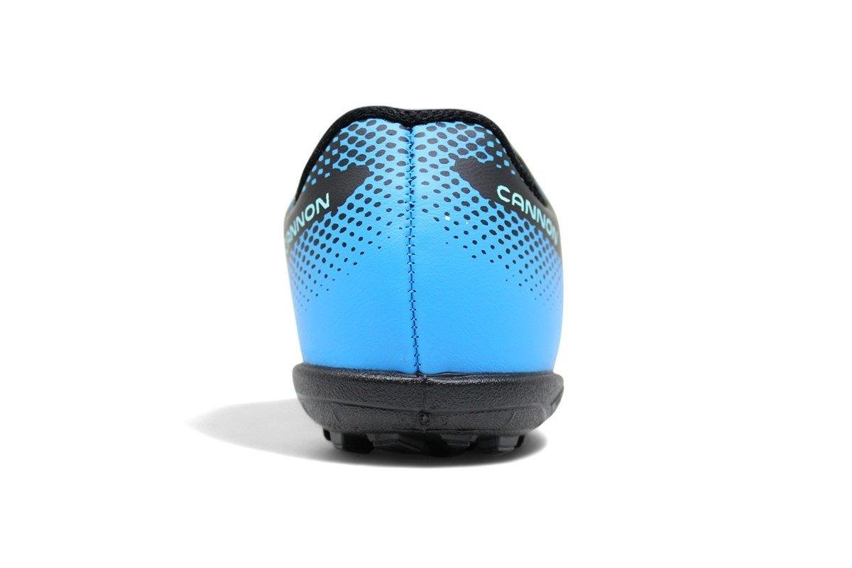 Chuteira Society Umbro Cannon Jr Azul/Preto 3