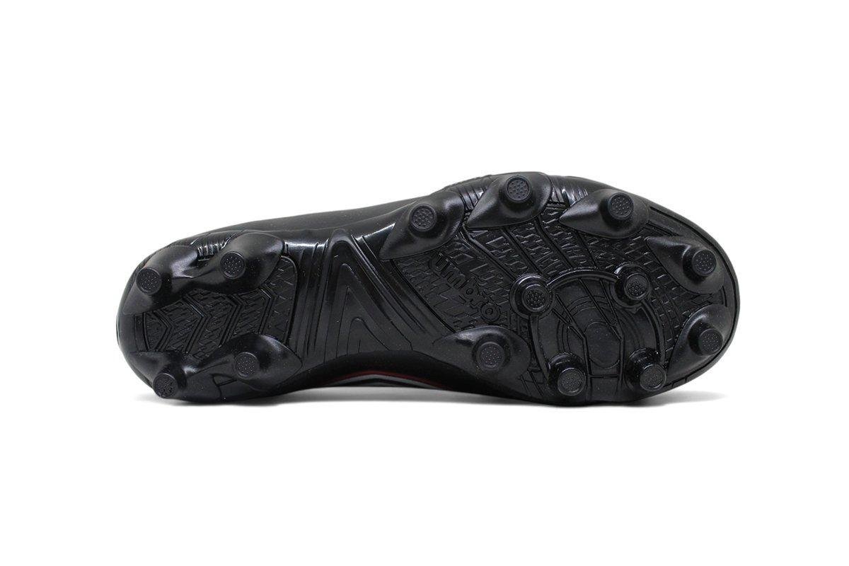 Chuteira Campo Umbro Cannon Jr Preto/Vermelho 4
