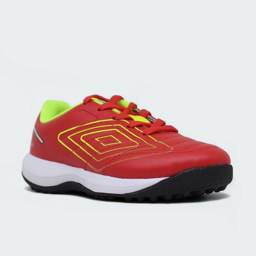 Chuteira Society Umbro BR Futsal Jr Vermelho 2