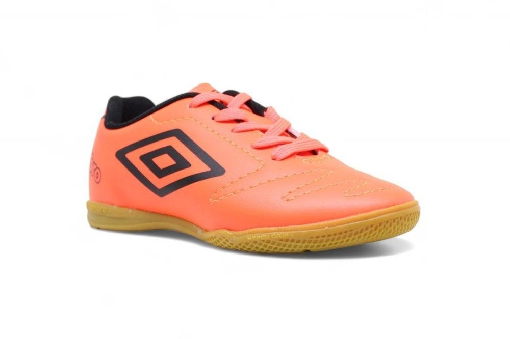 Tenis futsal Umbro Class 2.2 Jr infantil - unissex - laranja Laranja/Preto 2