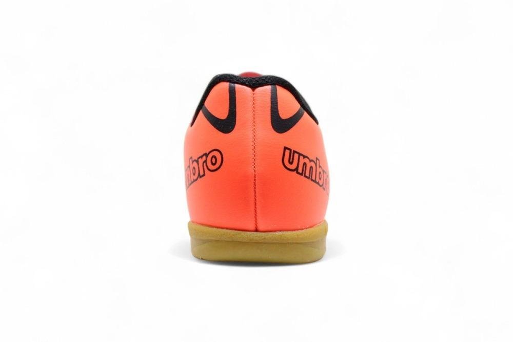 Tenis futsal Umbro Class 2.2 Jr infantil - unissex - laranja Laranja/Preto 3