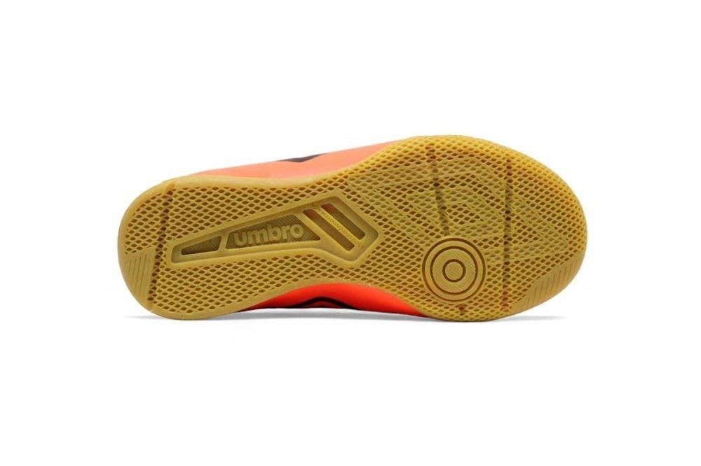 Tenis futsal Umbro Class 2.2 Jr infantil - unissex - laranja Laranja/Preto 4