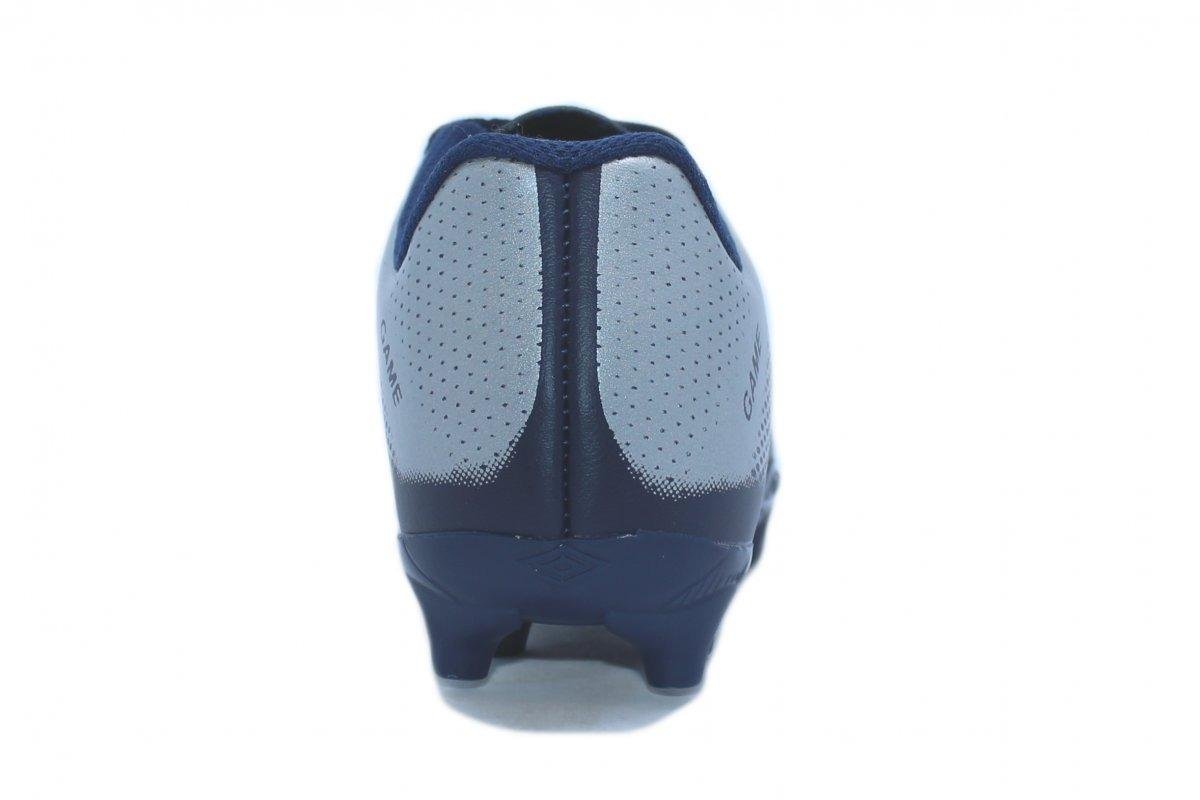 Chuteira Campo Umbro Game Jr Preto/Cinza 8