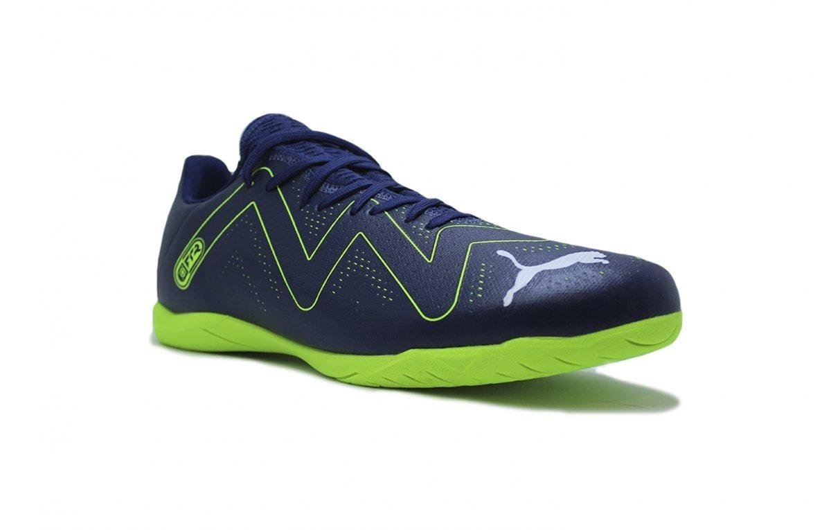 Chuteira Futsal Puma Future Play Azul/Verde 2