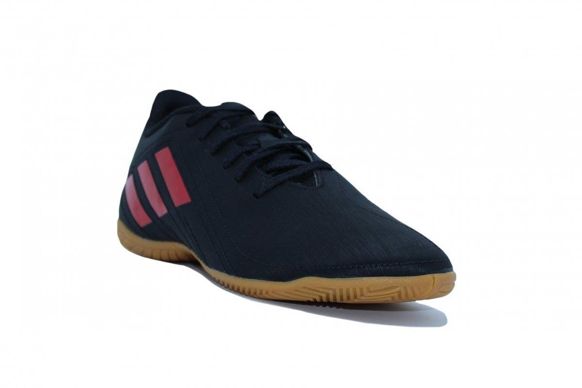 Chuteira Futsal Adidas Deportivo Preto/Vermelho 2