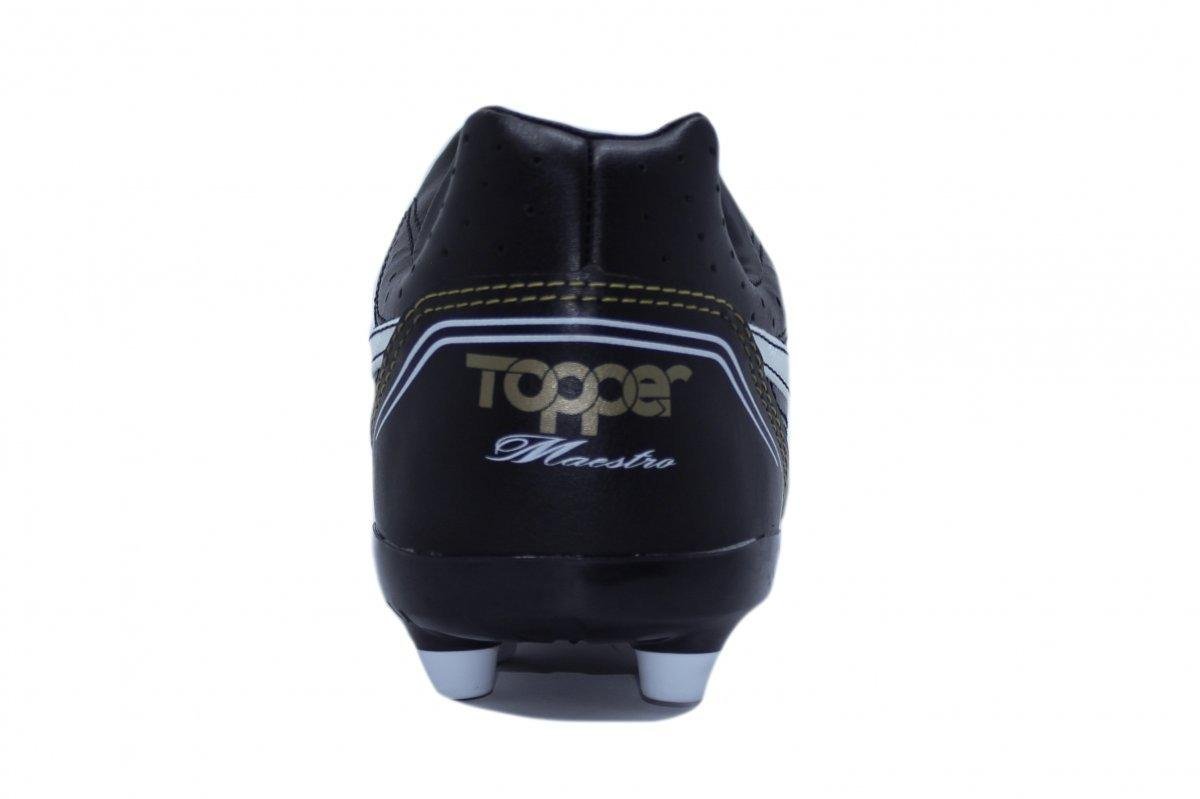 Chuteira Campo Topper Maestro Pro IV Preto 3