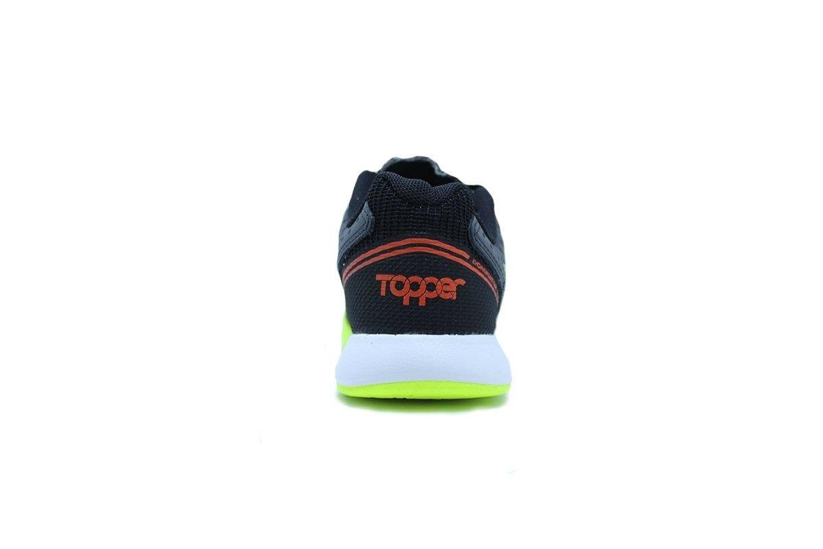 Tênis Futsal Topper Dominator Pro IV Preto/Amarelo 3