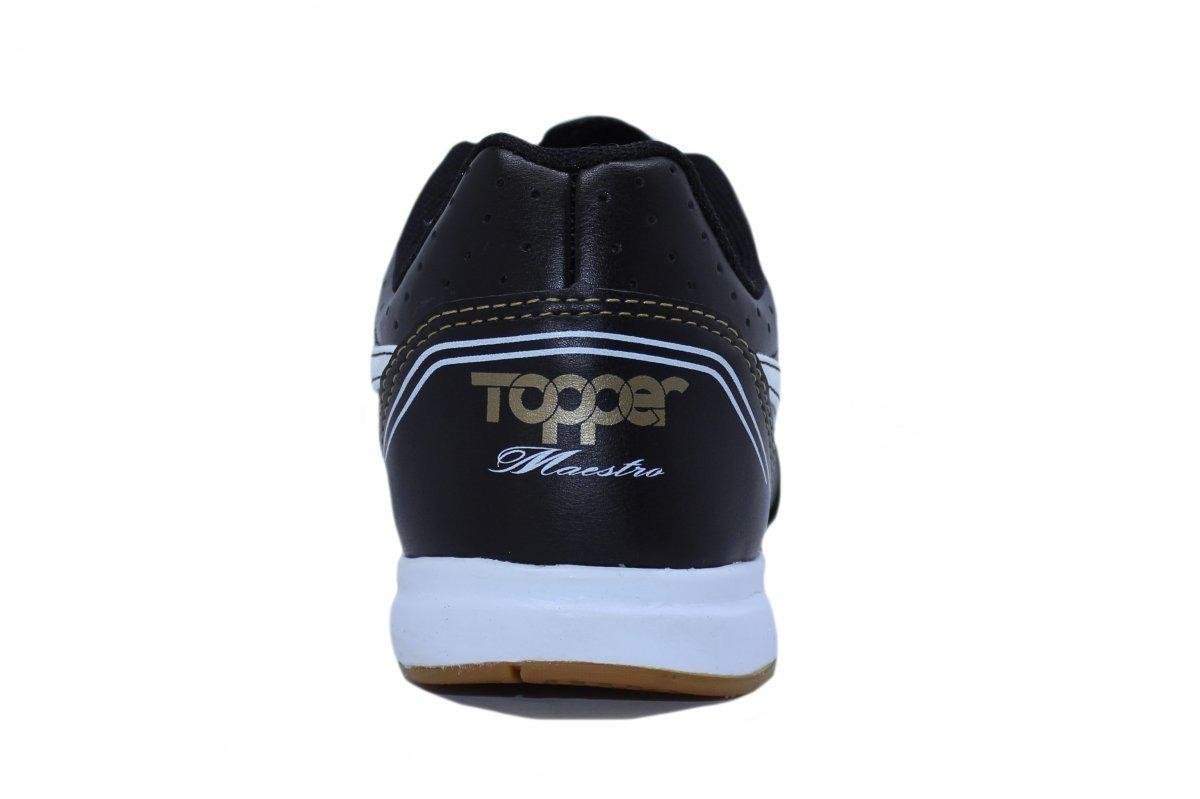 Chuteira Futsal Topper Maestro TD IV Preto 4