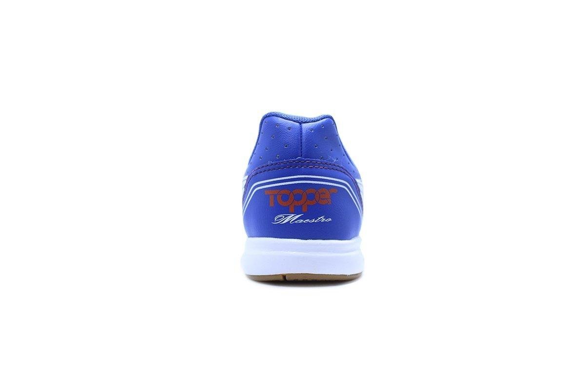 Chuteira Futsal Topper Maestro Pro IV Azul 3