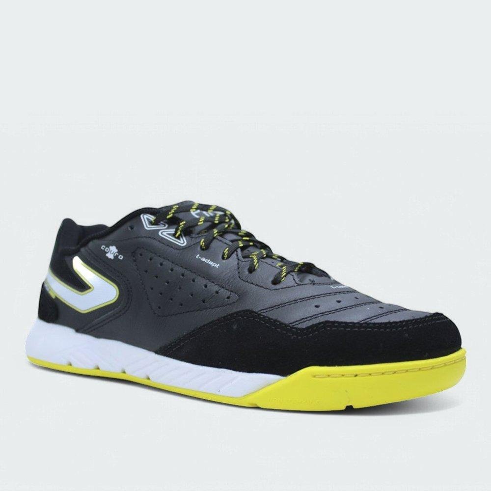 Chuteira Futsal Topper Dominator Pro V Preto/Amarelo 2