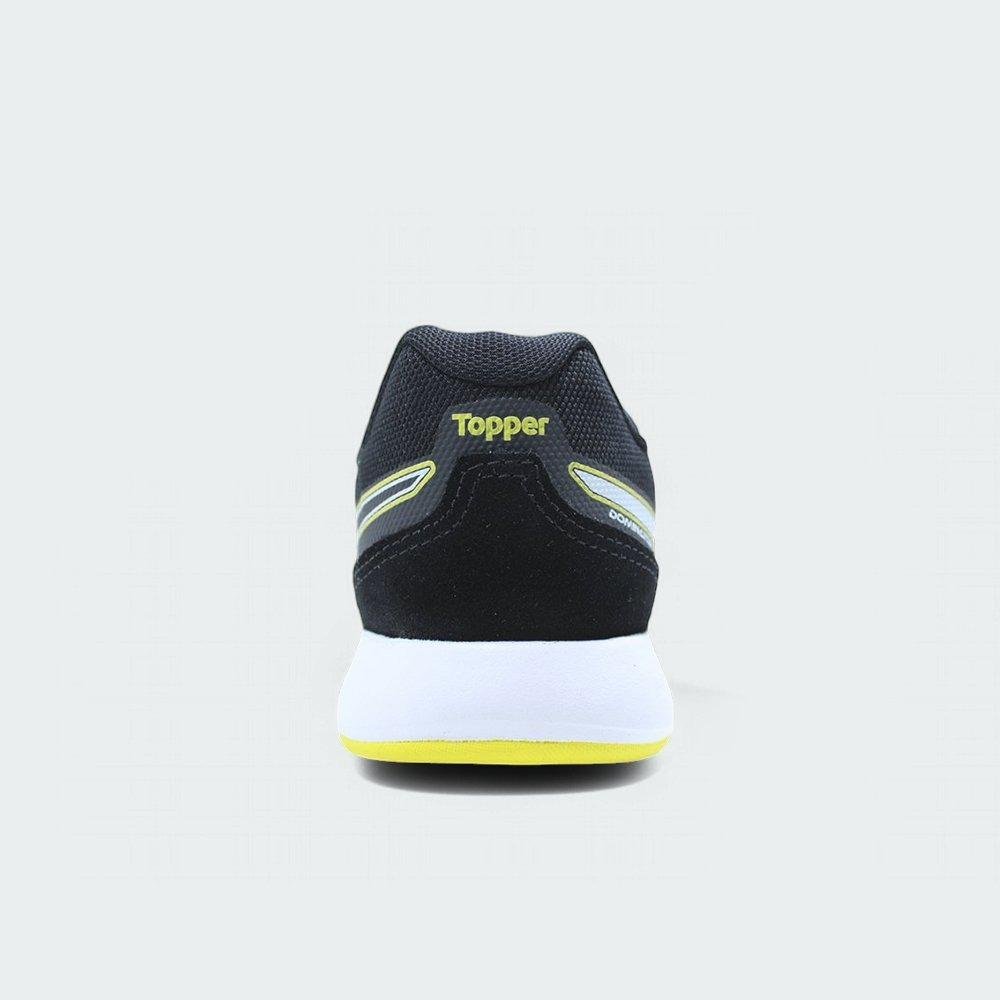 Chuteira Futsal Topper Dominator Pro V Preto/Amarelo 3