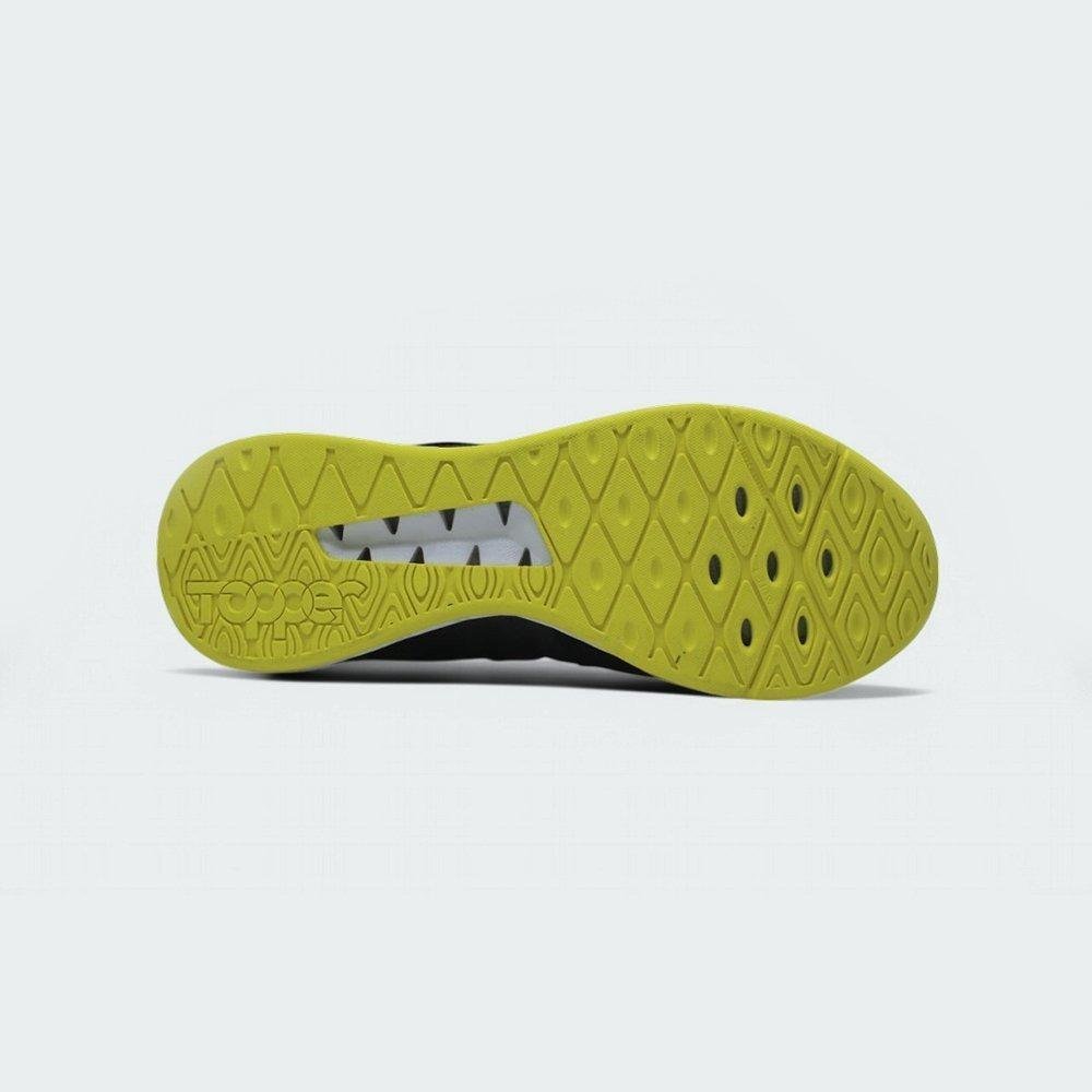 Chuteira Futsal Topper Dominator Pro V Preto/Amarelo 4