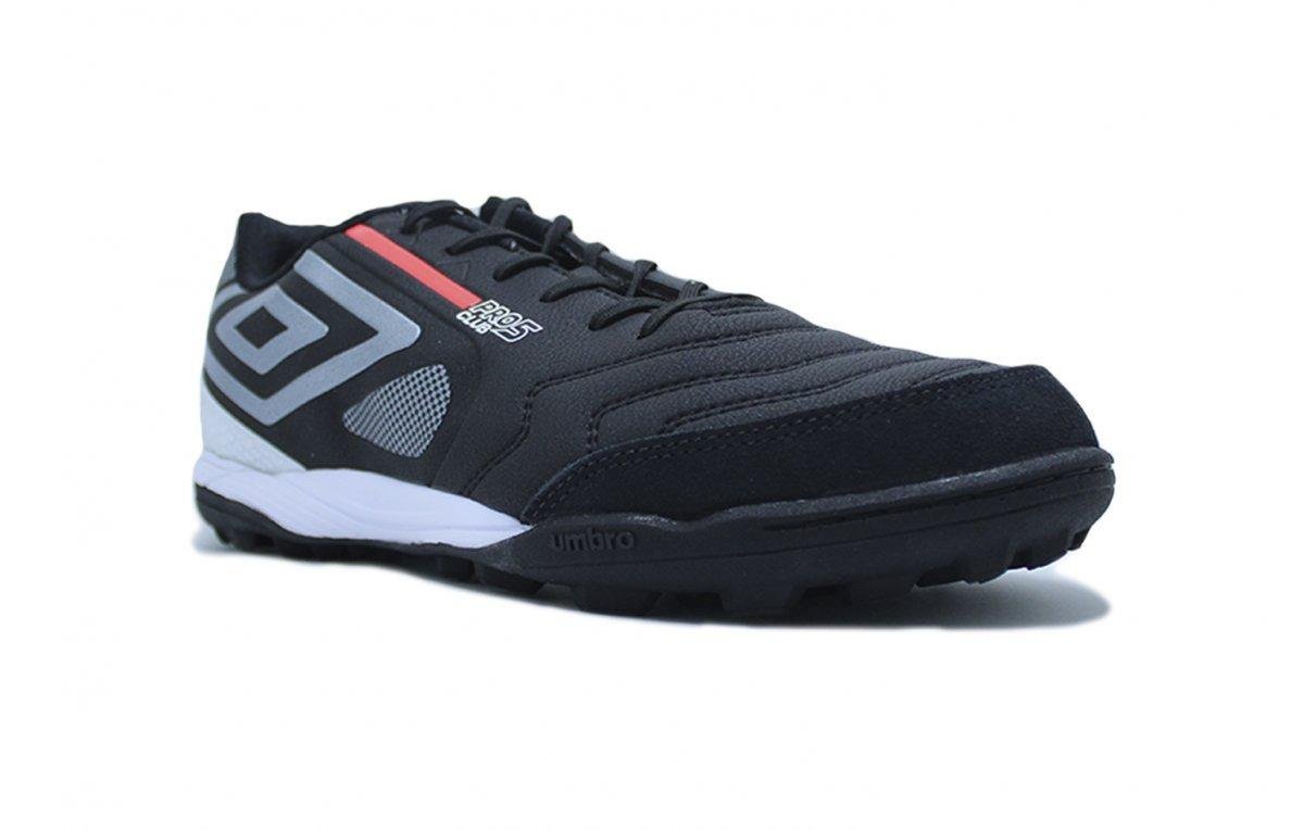 Chuteira Society Umbro Pro 5 Bump Club Branco/Laranja 2