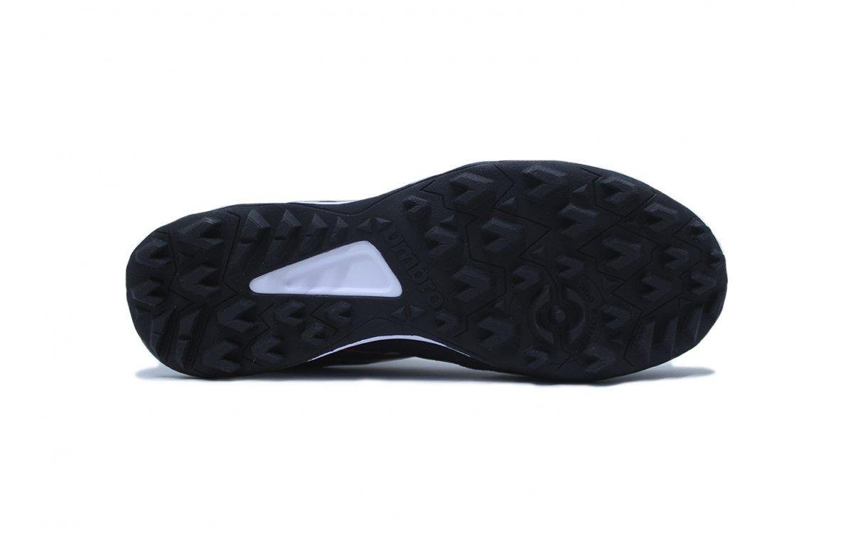 Chuteira Society Umbro Pro 5 Bump Club Branco/Laranja 4