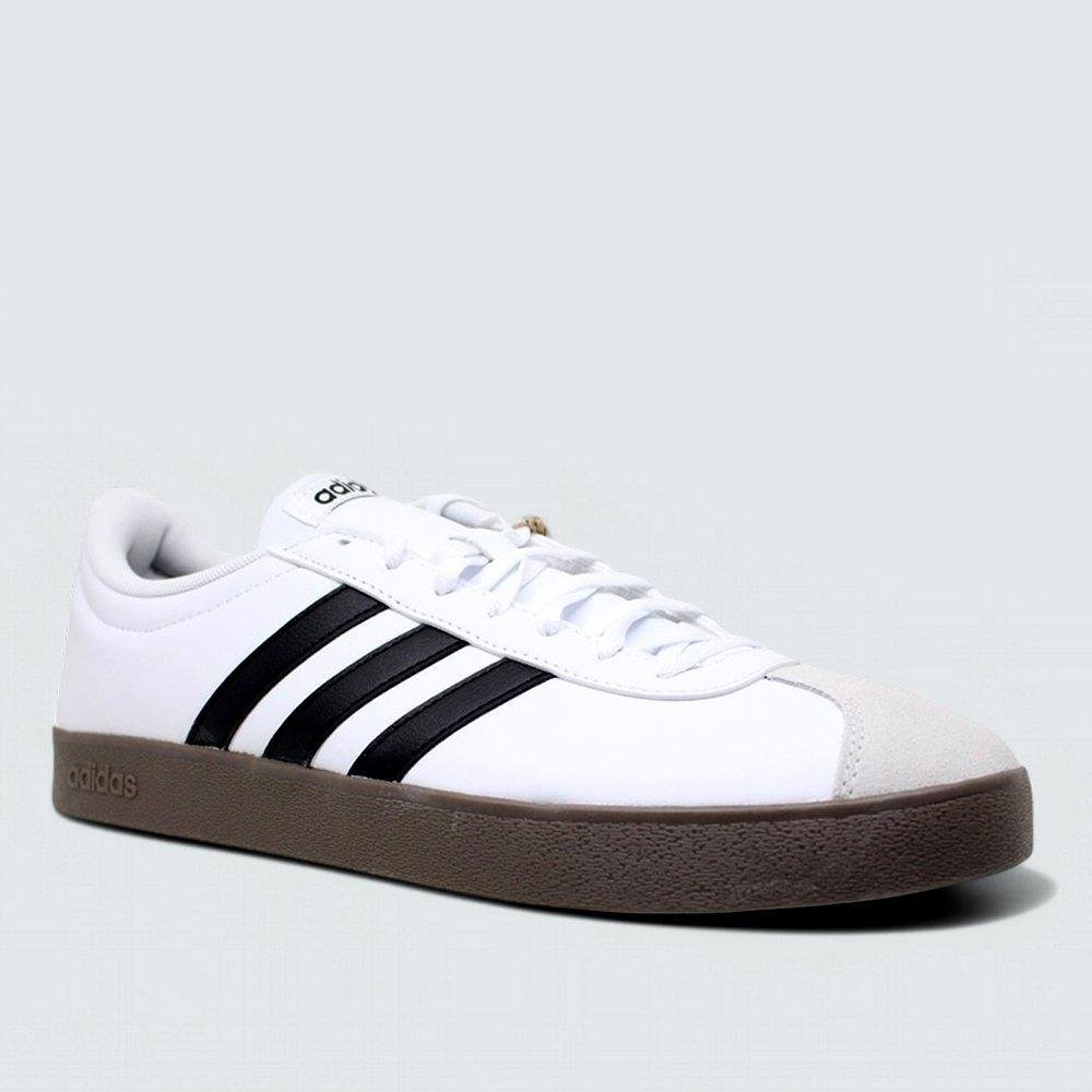 Tênis Adidas VL Court Base Branco/Preto 2