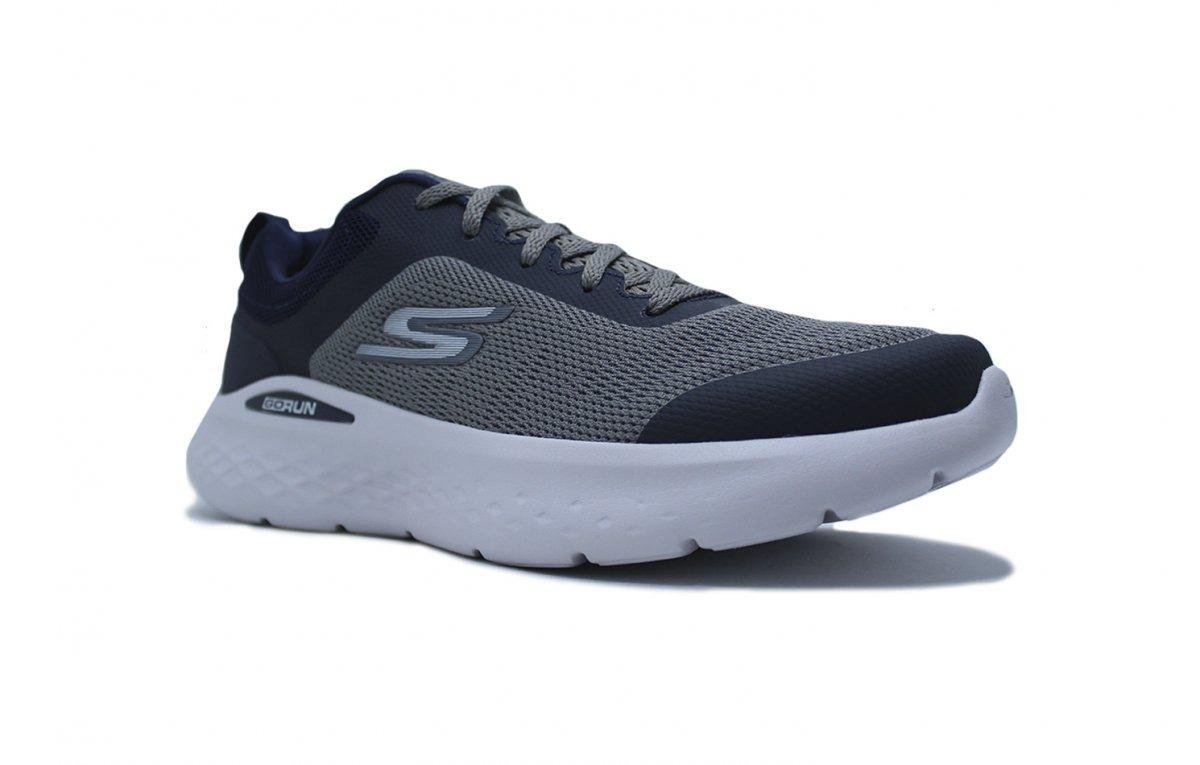 Tênis Skechers Go Run Lite Cinza/Azul 2