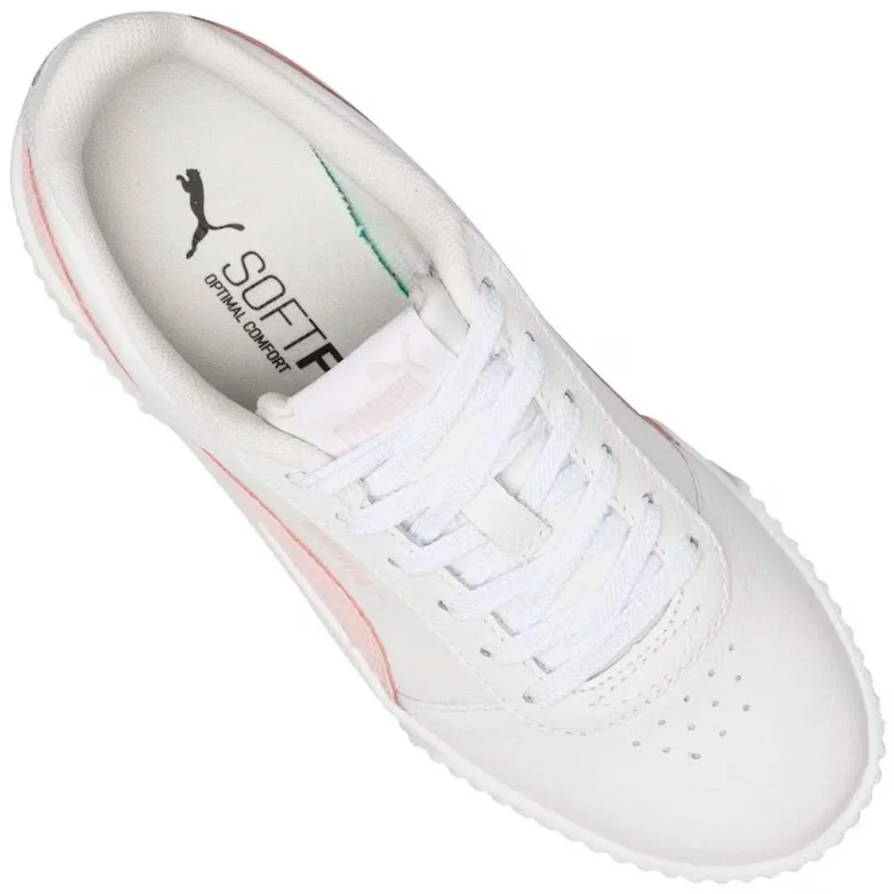 Tênis Puma Carina Lux BDP Branco/Rosa 3