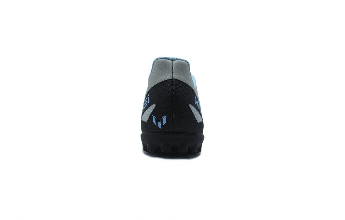 Chuteira Society Adidas X Crazyfast Messi.4 Cinza/Azul 3
