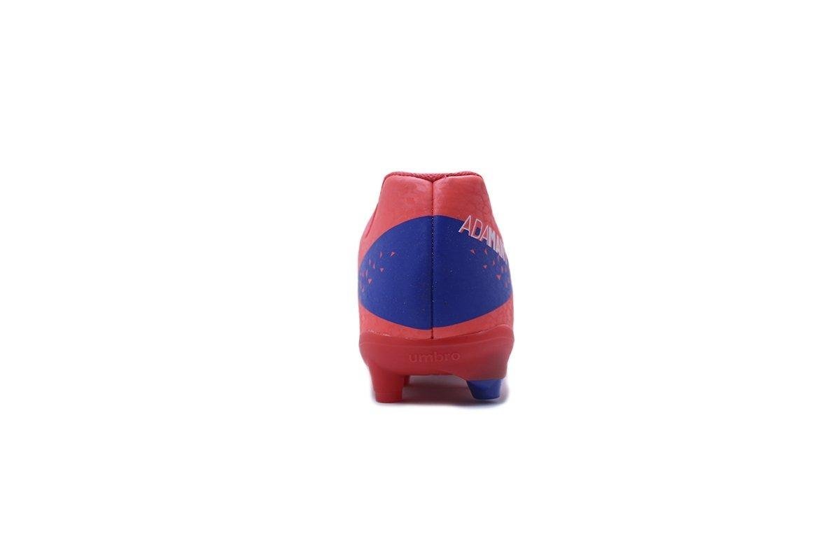 Chuteira Campo Umbro Adamant League Vermelho/Azul 3