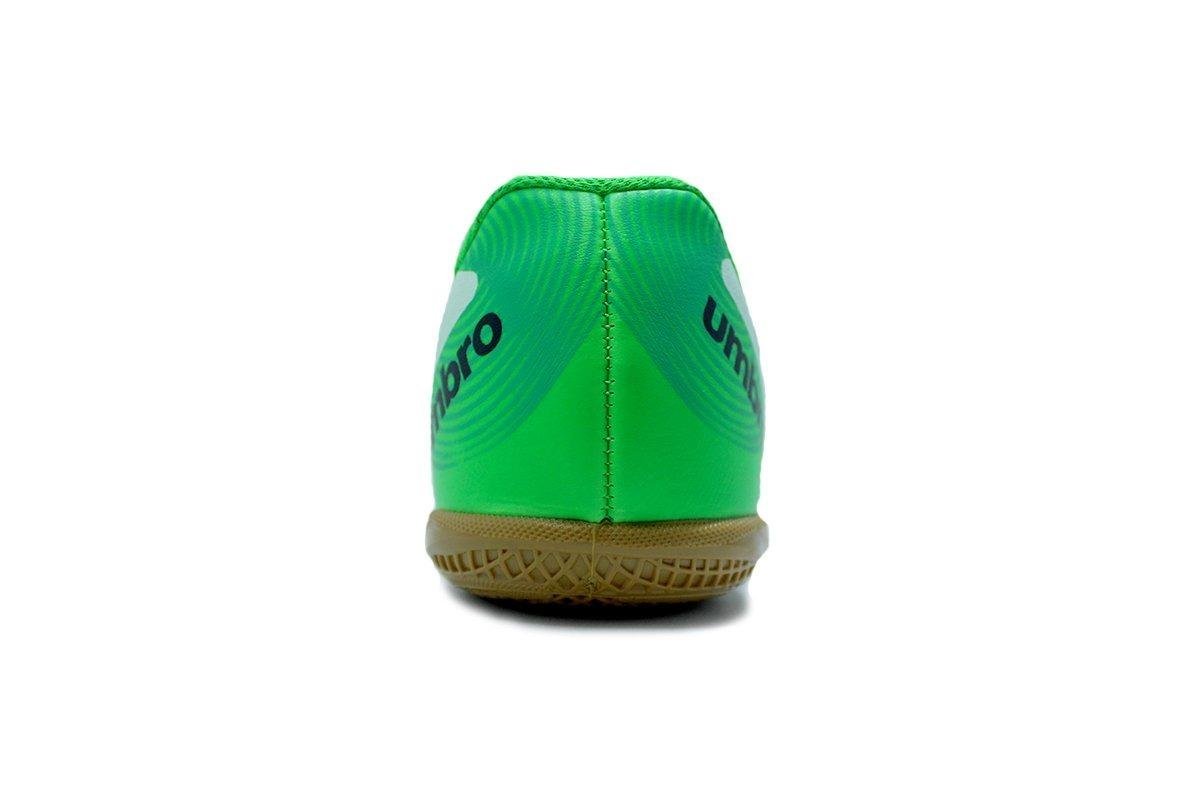 Chuteira futsal/indoor Umbro Orbit - unissex - verde e branco Verde/Preto 3