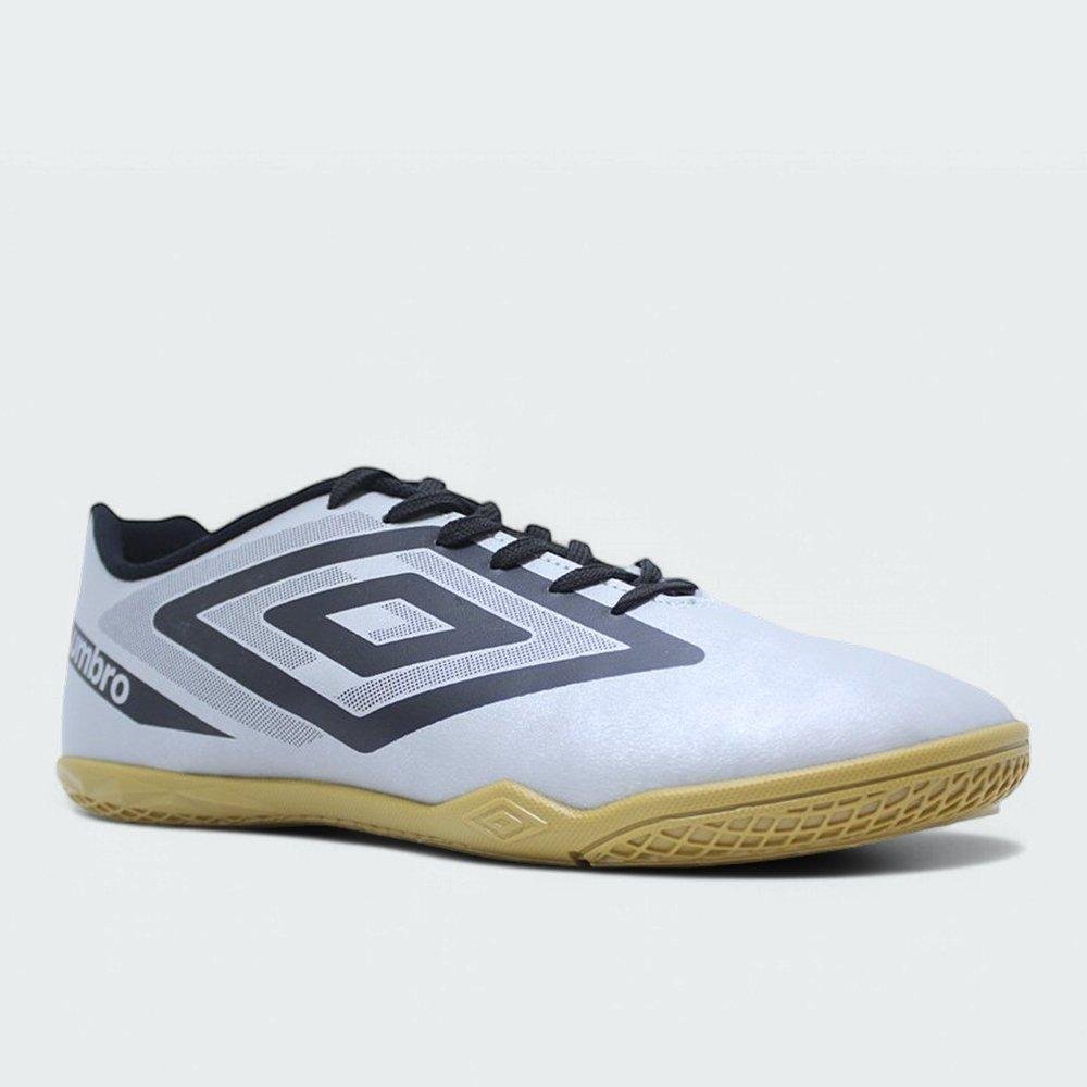 Chuteira Futsal Umbro Beat Cinza/Preto 2