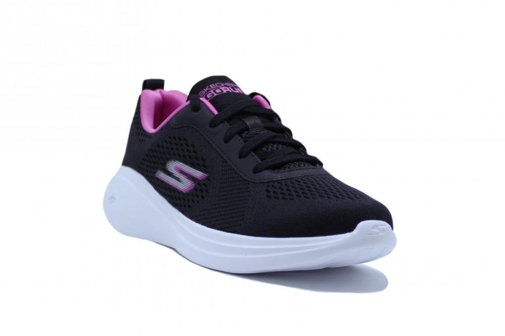 Tênis Skechers Go Run Fast Glide Preto/Rosa 2
