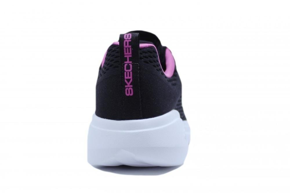 Tênis Skechers Go Run Fast Glide Preto/Rosa 3