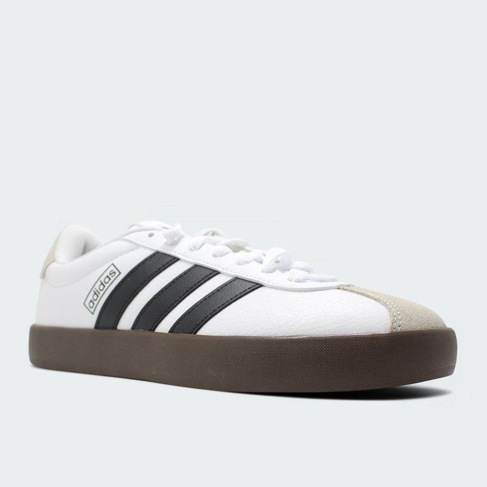 Tênis Adidas VL Court 3.0 Branco/Marrom 2
