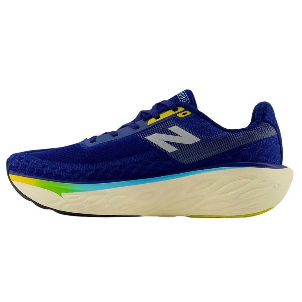 Tênis New Balance Fresh Foam X 1080 V14 Azul/Verde 2