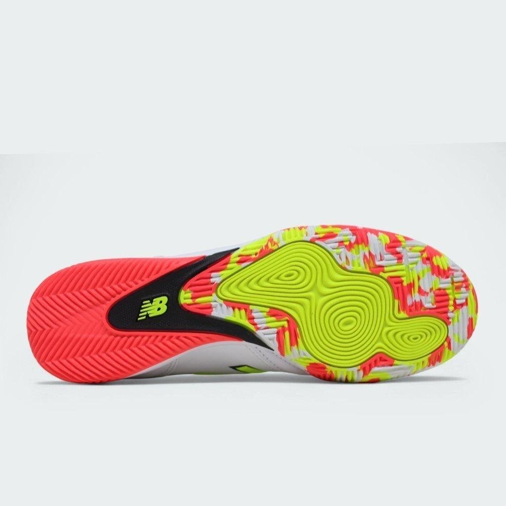 Chuteira Futsal New Balance 442 Pro V2 Branco/Verde 4