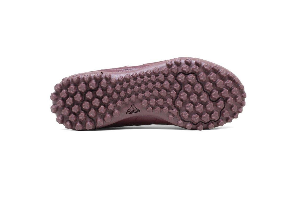 Chuteira society Adidas Copa Pure 2 Club infantil - unissex - bordo e branco Vermelho 4