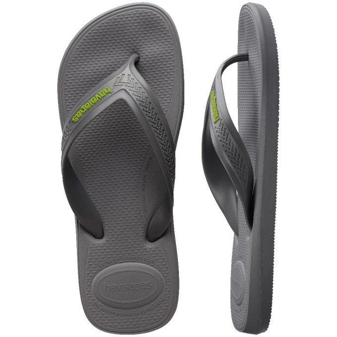 Chinelo Havaianas Top Max Comfort Cinza/Verde 2