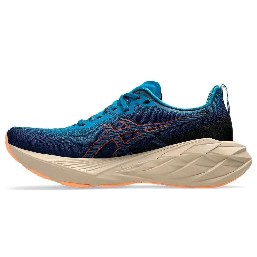 Tênis ASICS Novablast 4 Azul/Laranja 2