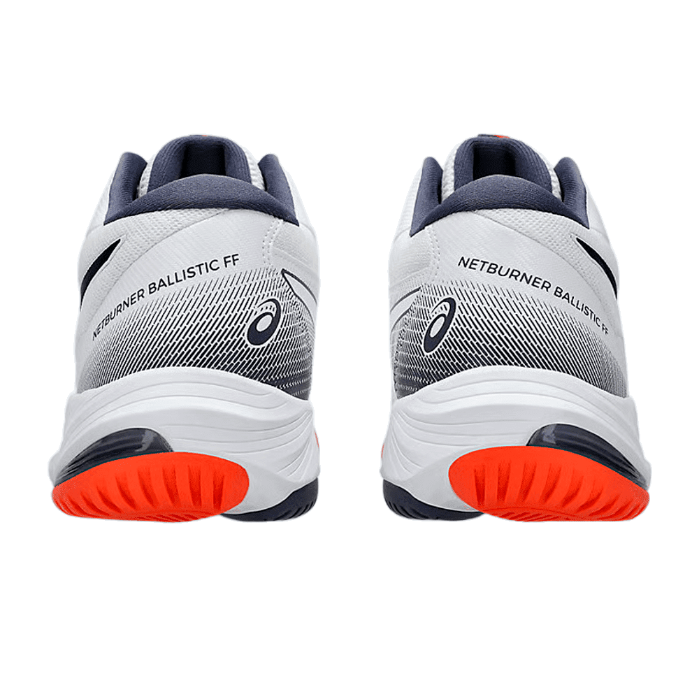 Tênis Asics Netburner Ballistic FF MT 3 Branco/Laranja 3