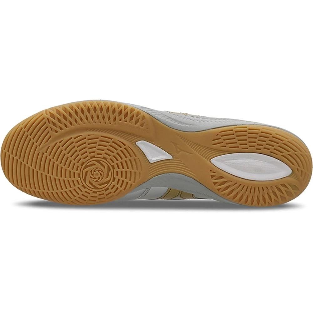 Chuteira Futsal Mizuno Morelia Sala Pro Prata/Dourado 5