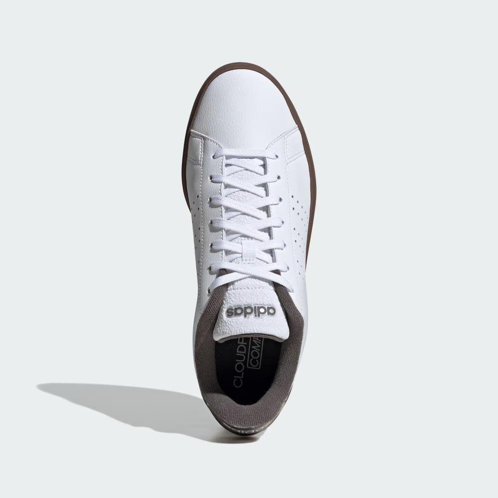 Tênis Adidas Advantage Branco/Marrom 2