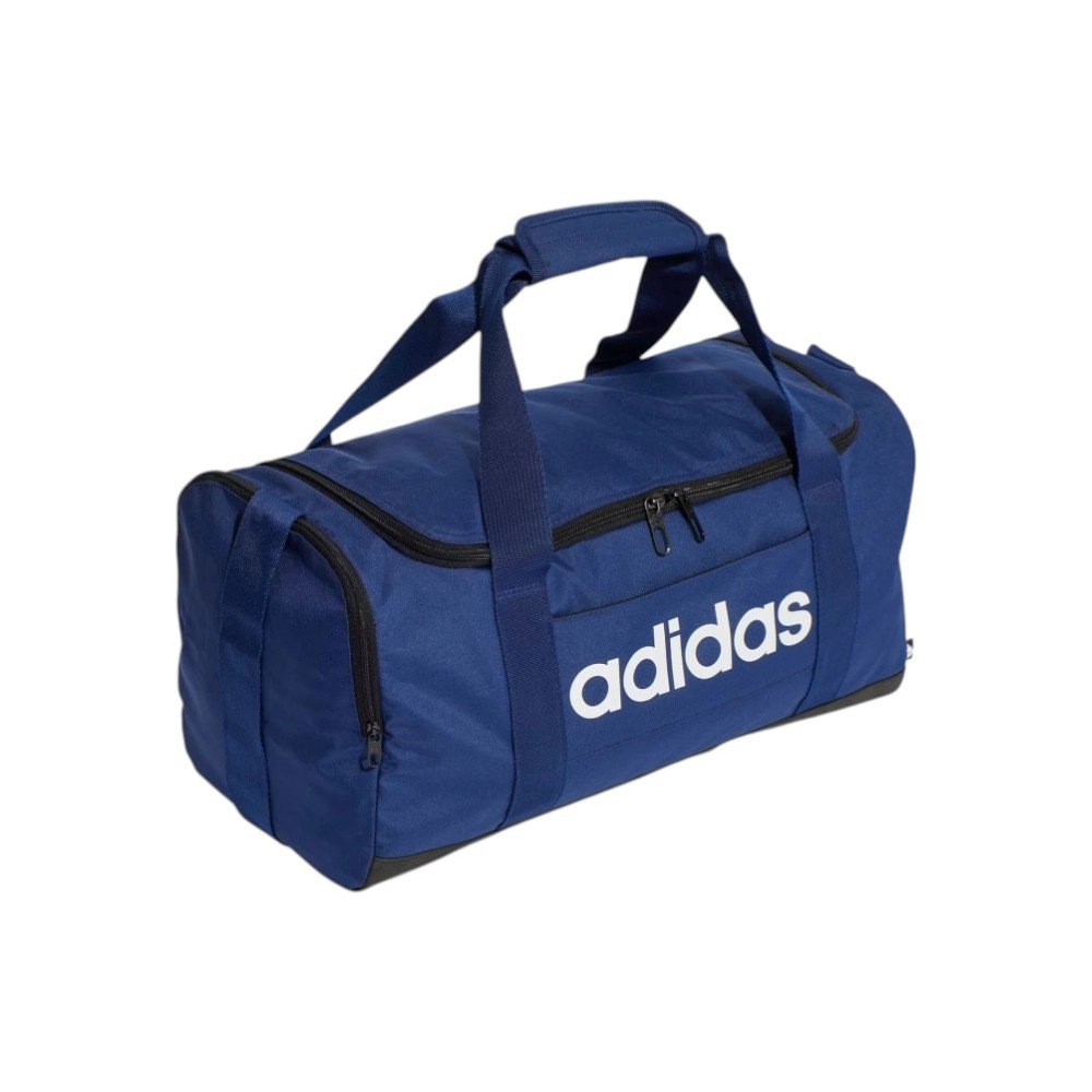 Bolsa Adidas Linear Duffel S Azul/Preto 4