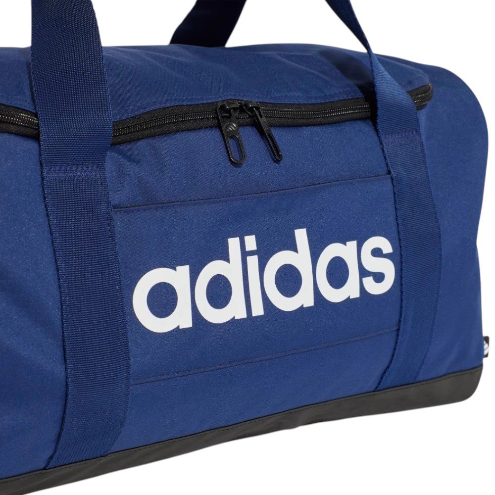 Bolsa Adidas Linear Duffel S Azul/Preto 5