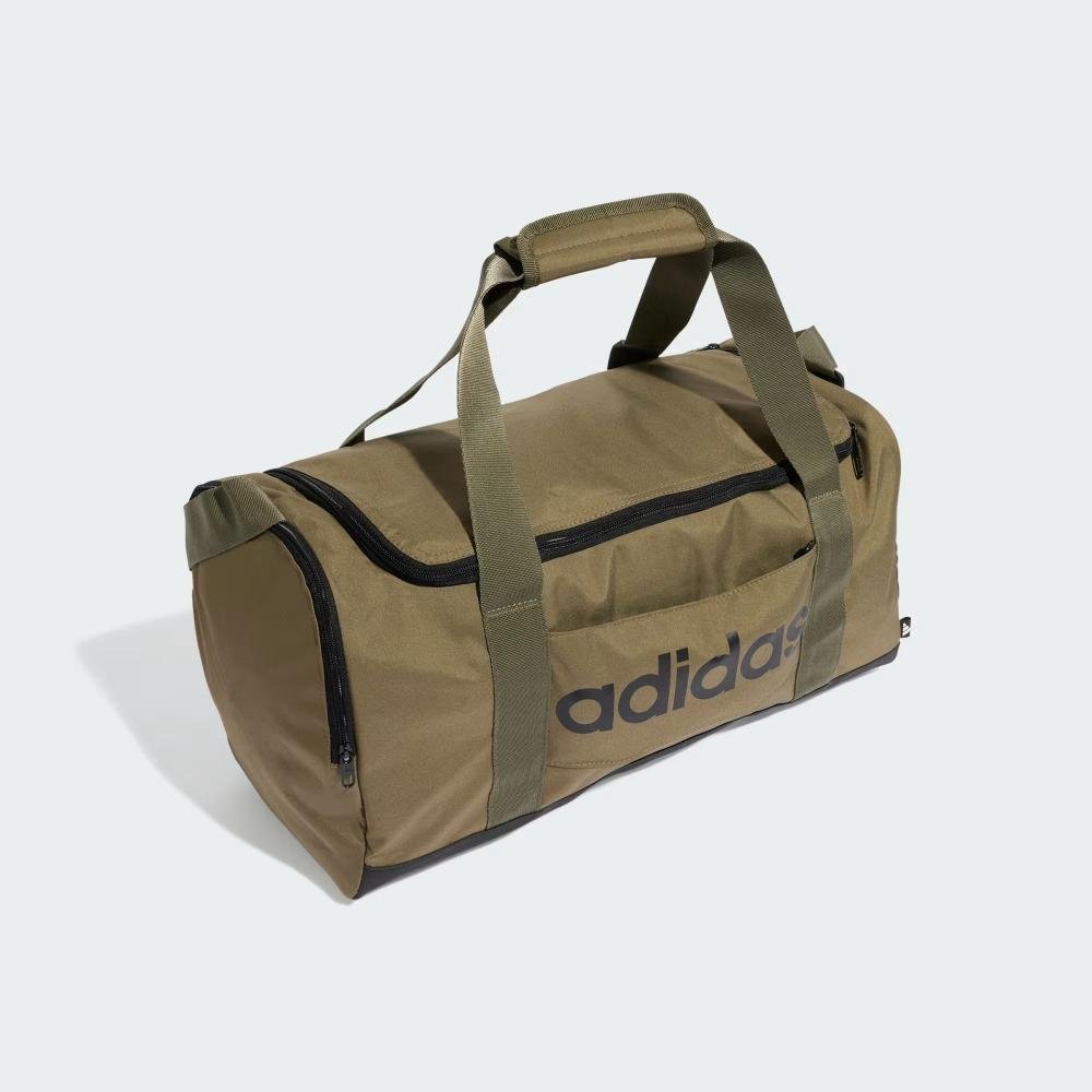 Bolsa Adidas Linear Duffel S Verde/Preto 3