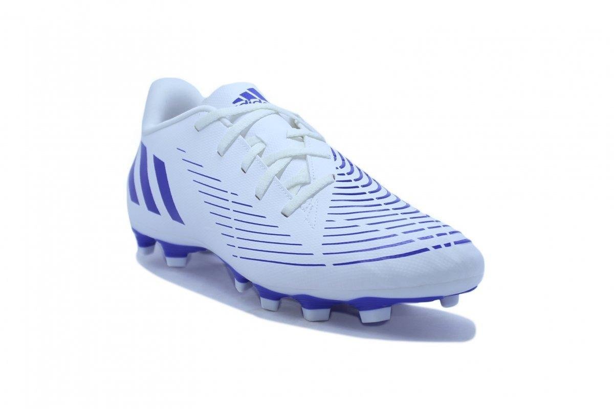 Chuteira Campo Adidas Predator 22 Branco/Azul 3
